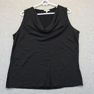Black Sleeveless Women's Top